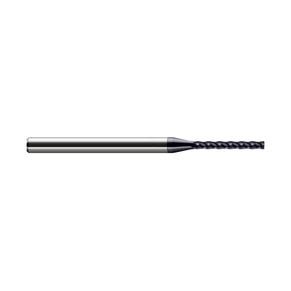 Miniature End Mill - Corner Radius - Long Flute
